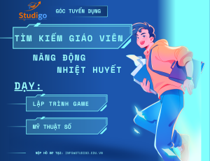 Tuyển dụng giáo viên dạy Lập trình và Mỹ thuật số